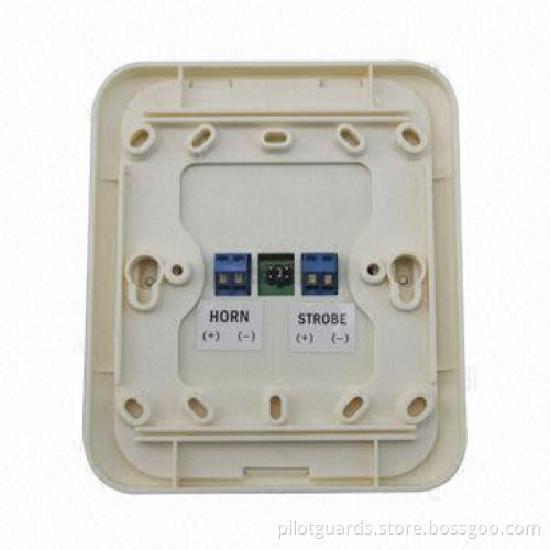 Wired Fire Alarm with Xenon Light, 110DB, 12V/24V DC, Alarm Current 40-110mA, EN55022/24, EN61000